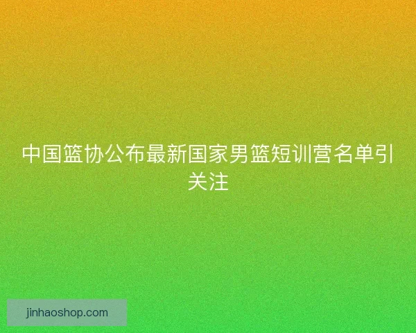 中国篮协公布最新国家男篮短训营名单引关注